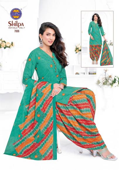 Mfc shilpa vol 7 cotton dress material online wholesale